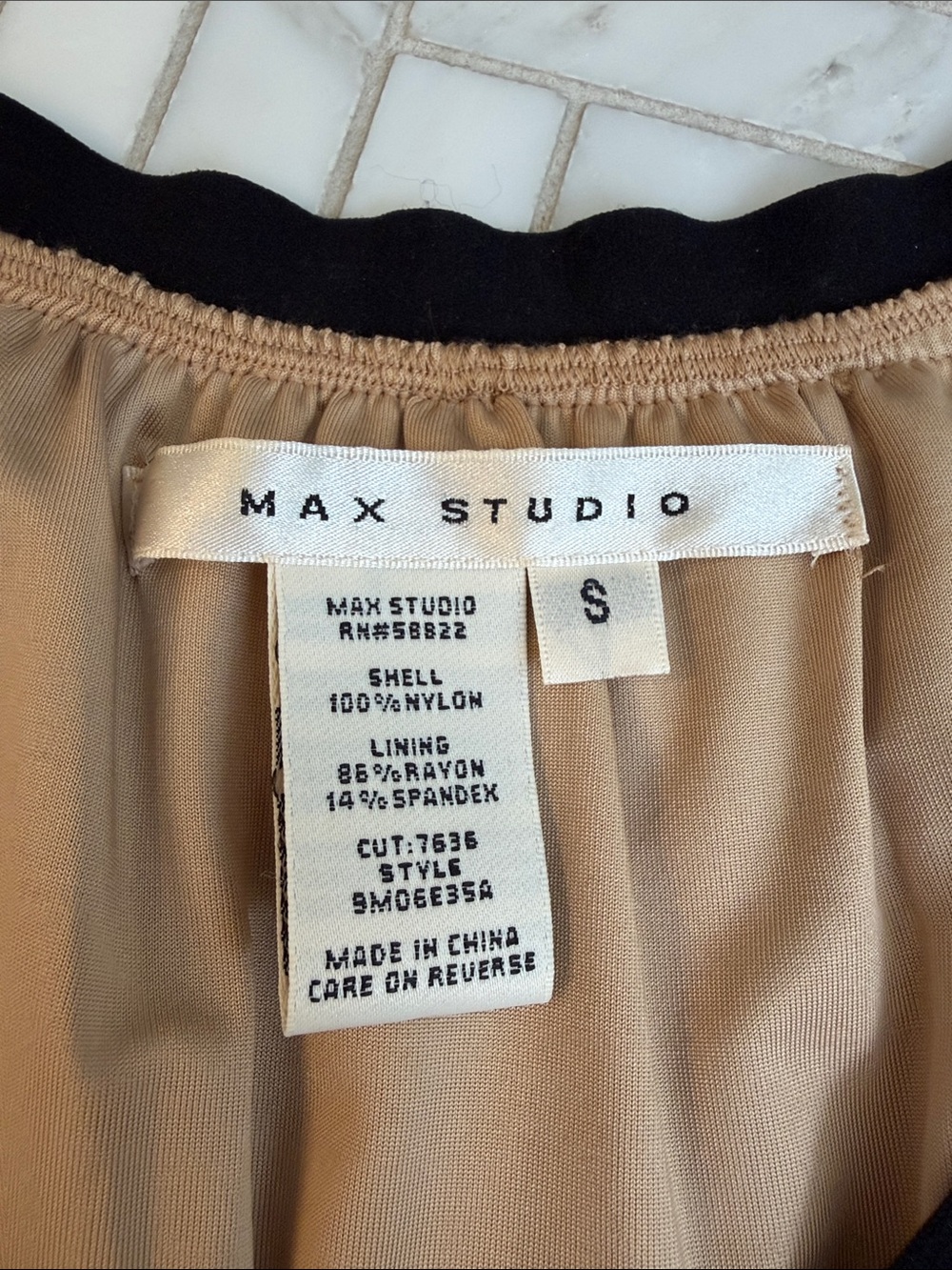 Max Studio Black Lace Camisole fully lined - Picture 2 of 5